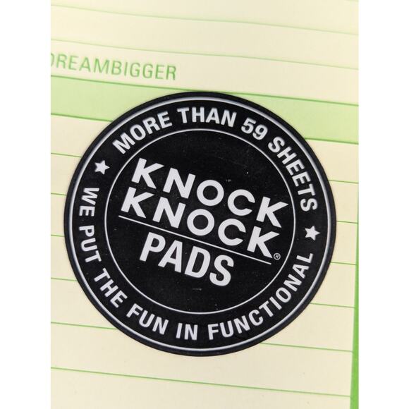Knock Knock To Do Notepad Goals Daily Weekly Planner Gift Humor Graduation Fun - Picture 3 of 3